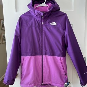 Northface double lined jacket-2 jackets in one! With hood!